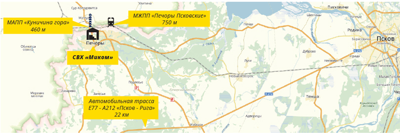 Карта печоры псковская область с улицами